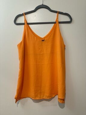 Stella Luce Orange Spaghetti Strap V-Neck Camisole